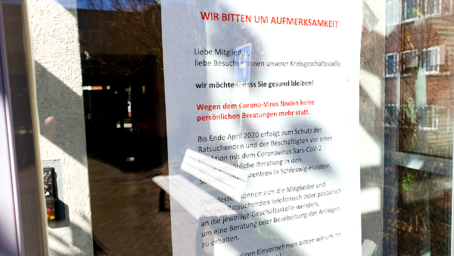 Alle Beratungsstellen des SoVD in Schleswig-Holstein sind zurzeit geschlossen
