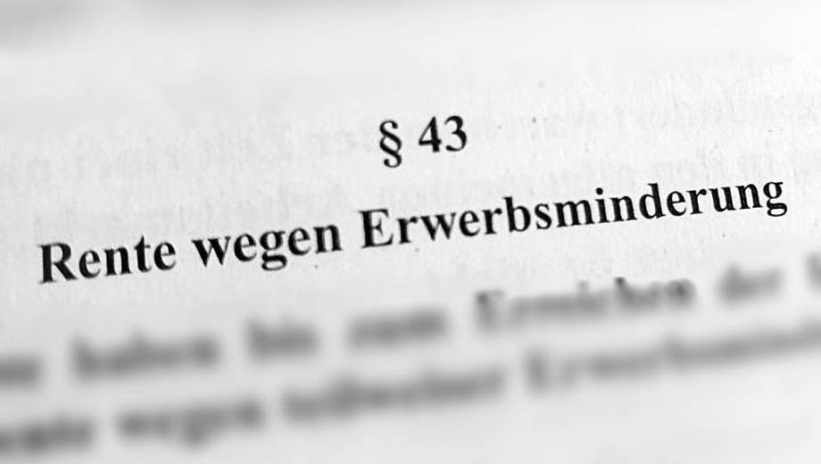 Erwerbsminderungsrente