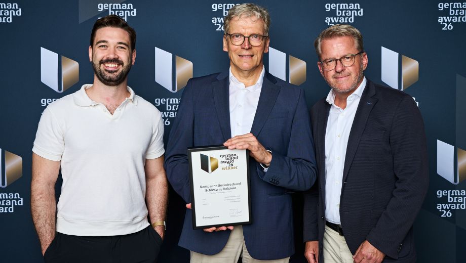Der SoVD Schleswig-Holstein ist beim German Brand Award für seine letztjährige Kampagne ausgezeichnet worden Der SoVD Schleswig-Holstein ist beim German Brand Award für seine letztjährige Kampagne ausgezeichnet worden