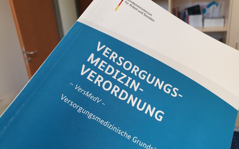 Die Versorgungsmedizin-Verordnung regelt, welcher Grad der Behinderung für welche Erkrankung vergeben werden kann