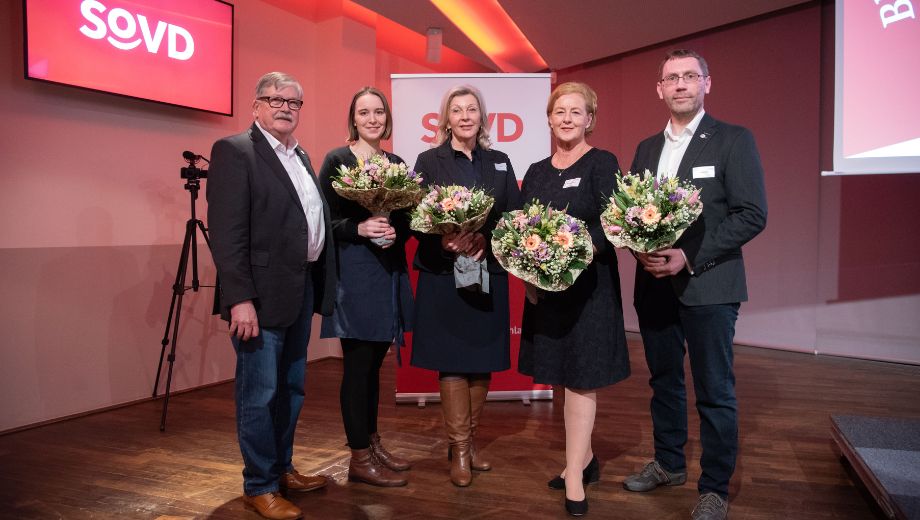 Neujahrsempfang des SoVD Schleswig-Holstein 2024 - Gruppenfoto Neujahrsempfang des SoVD Schleswig-Holstein 2024 - Gruppenfoto